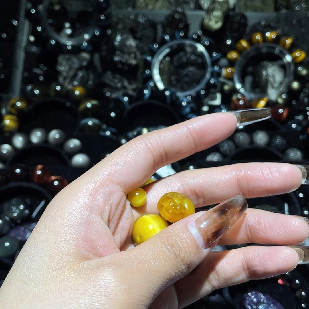 黑曜岩手链未镶嵌仁*