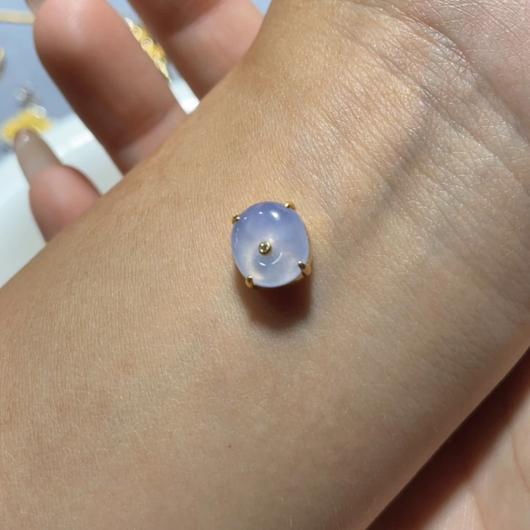 【闪购商品】翡翠18K金镶嵌颈饰昆****院