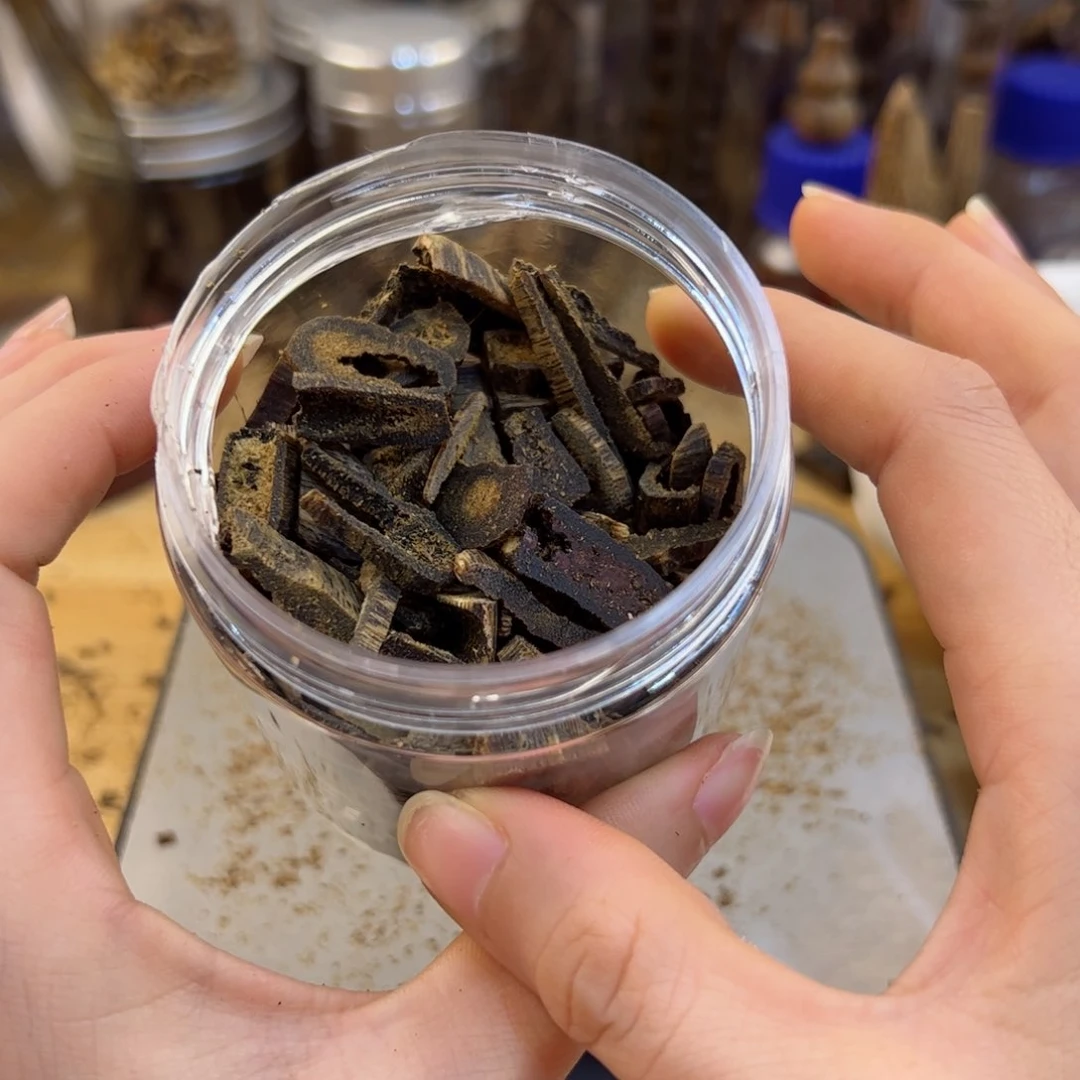 摆件沉香木南**木棋楠沉香白鹭车珠碎料50克