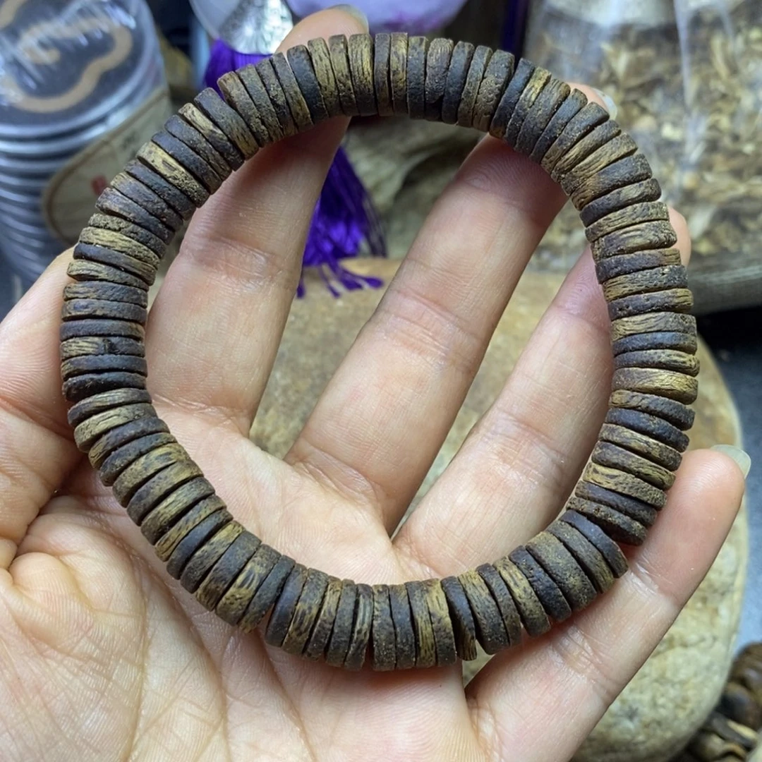 沉香奇楠沉香药片珠1.0