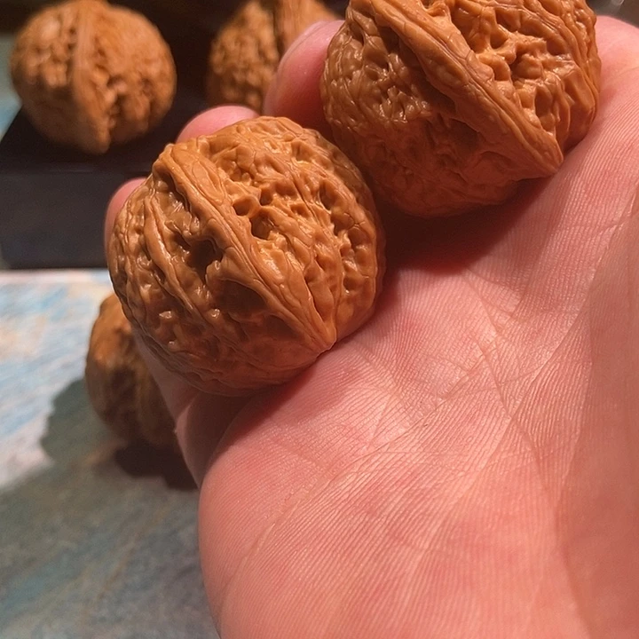 文玩核桃把件37尺铁锤