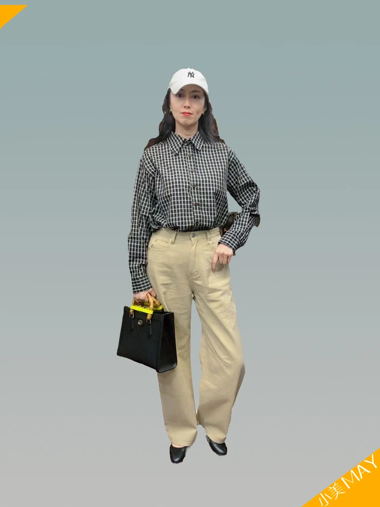 May |Ap条格衬衣C4241203韩