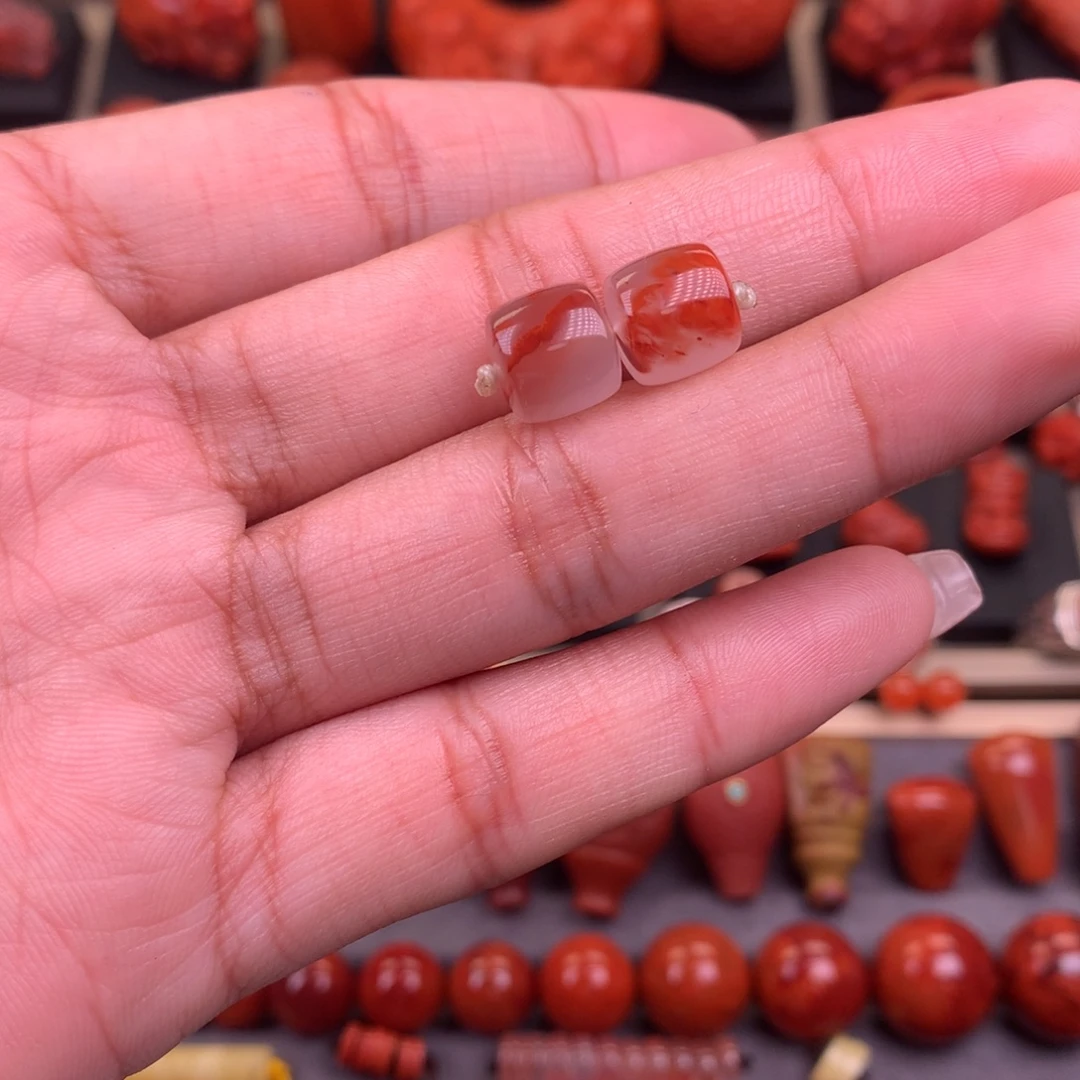 南红玛瑙未镶嵌冰飘直切9+