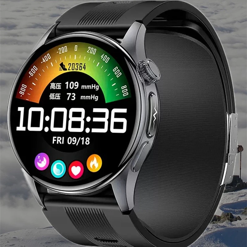 气泵进口芯高档气囊血压语音播报通话心电图心率尿酸运动监测手表