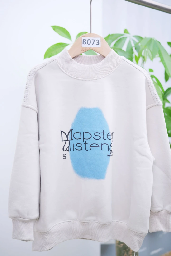 资 加绒加厚圆领卫衣儿童E2789A