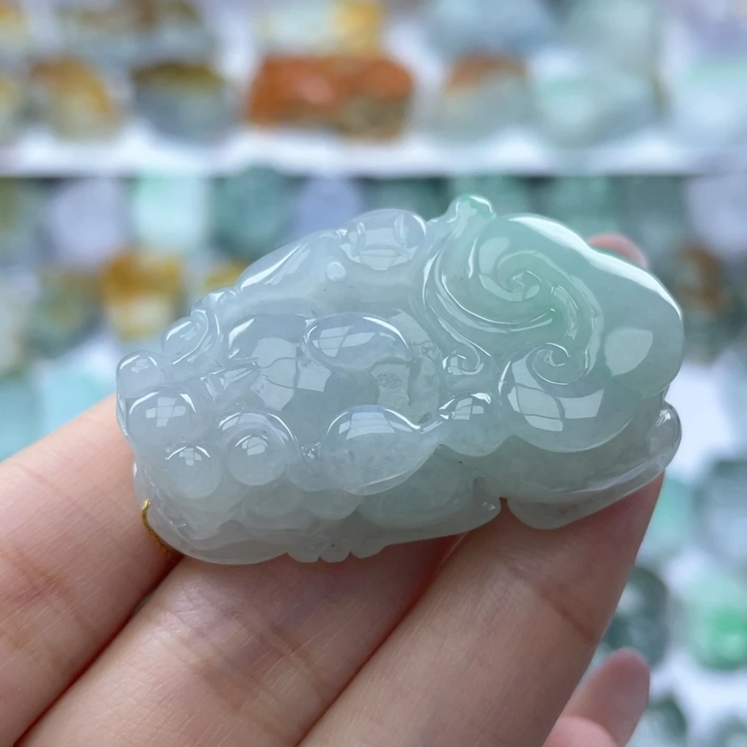 颈饰未镶嵌翡翠貔貅20