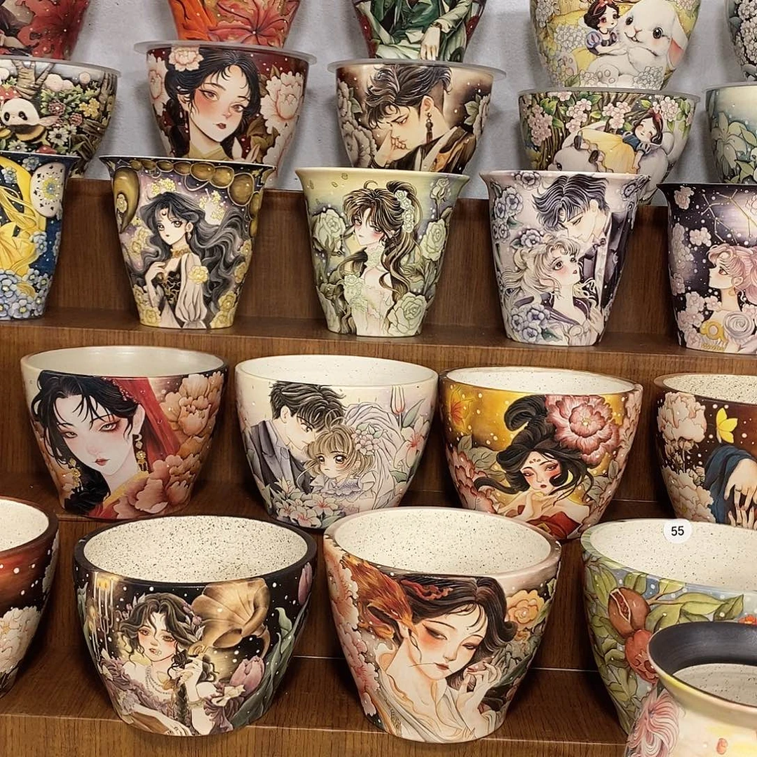 景德镇精品js美盆