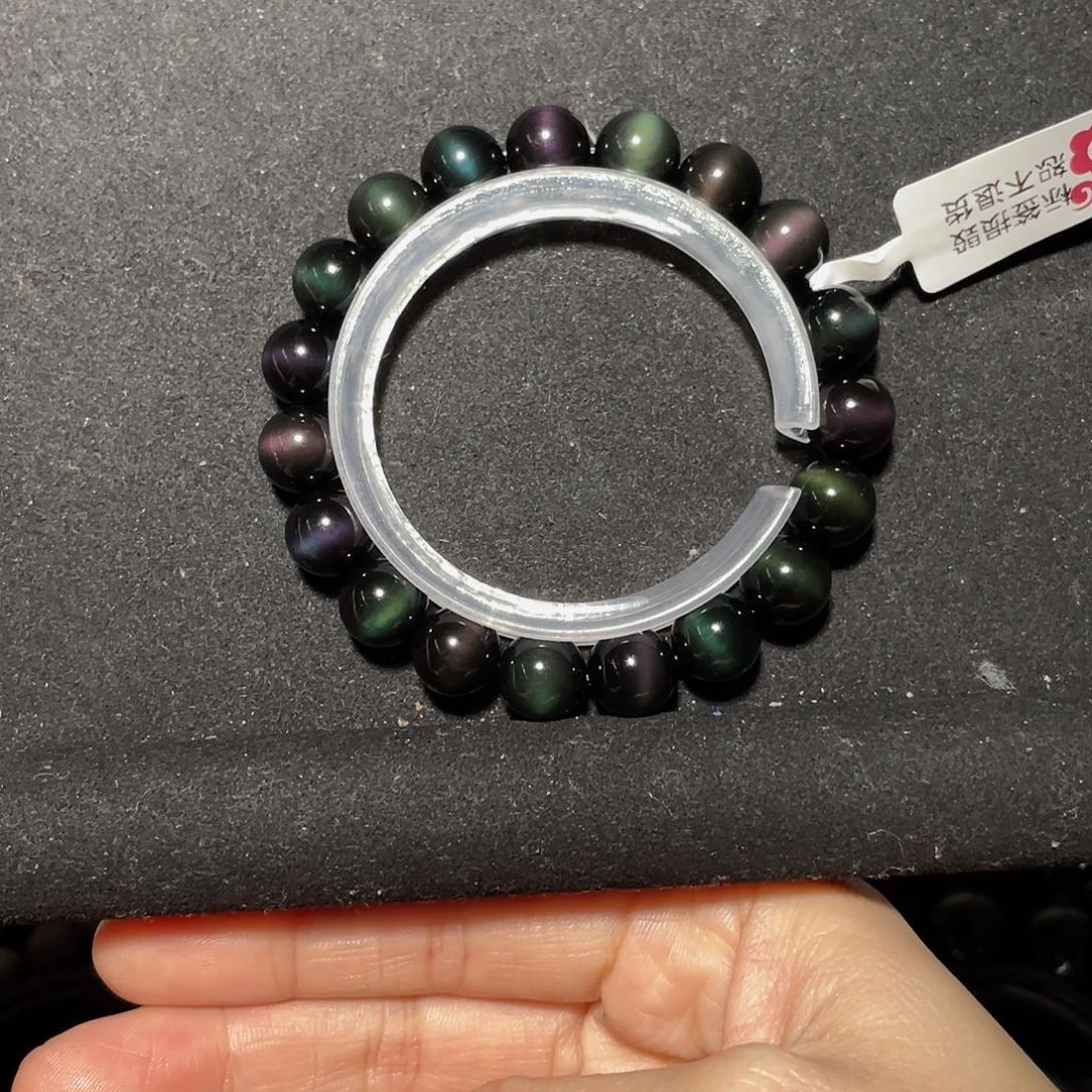 不***么黑曜岩未镶嵌手链