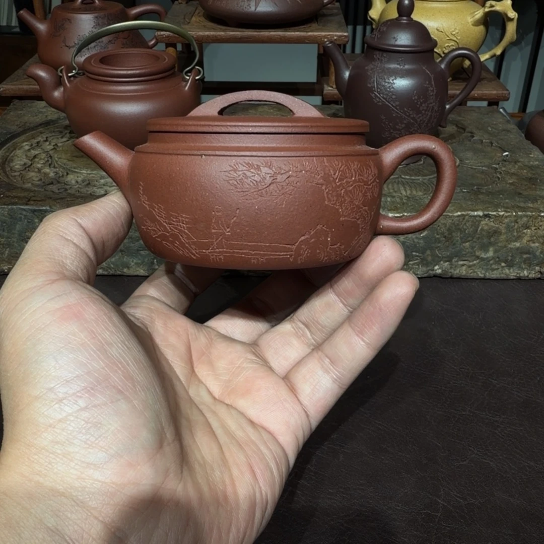 紫砂茶壶底槽清180