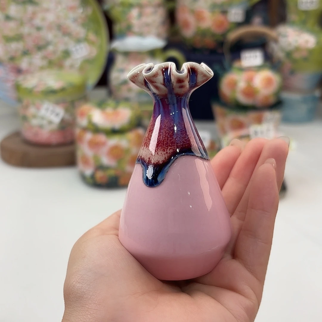 景德镇手绘高温釉下彩陶瓷茶具