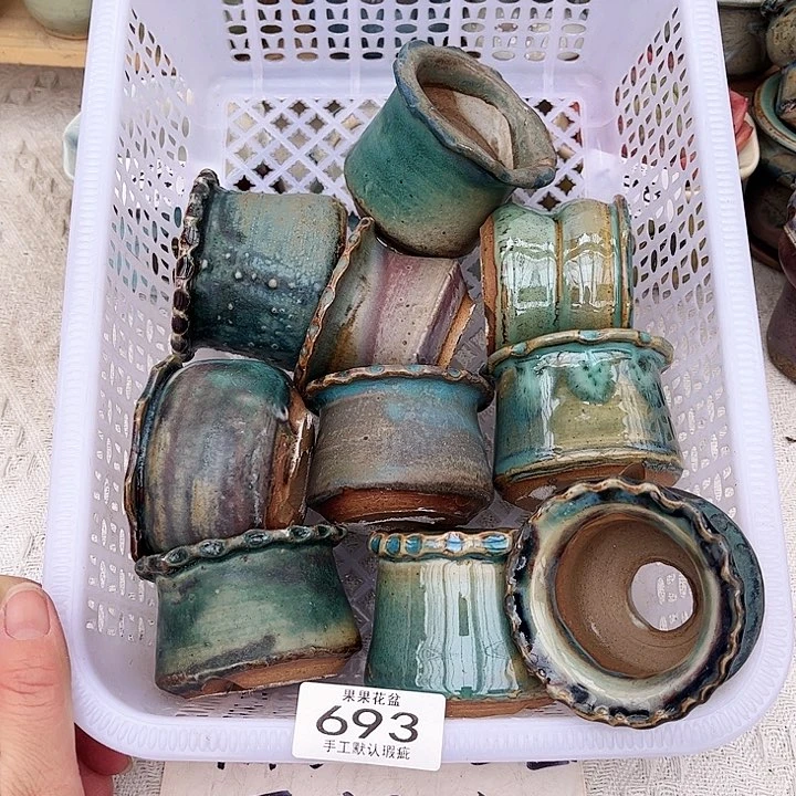 红陶陶瓷花盆693