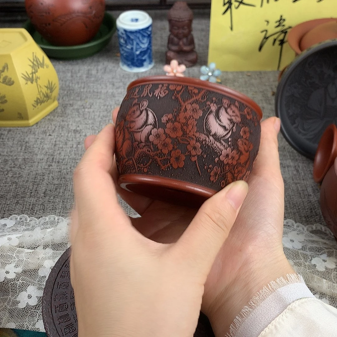 茶杯紫砂高端主人杯