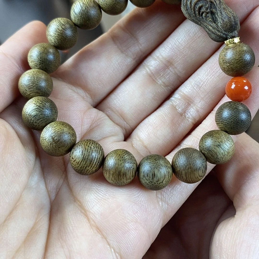 沉香手串文莱卡10mm单圈