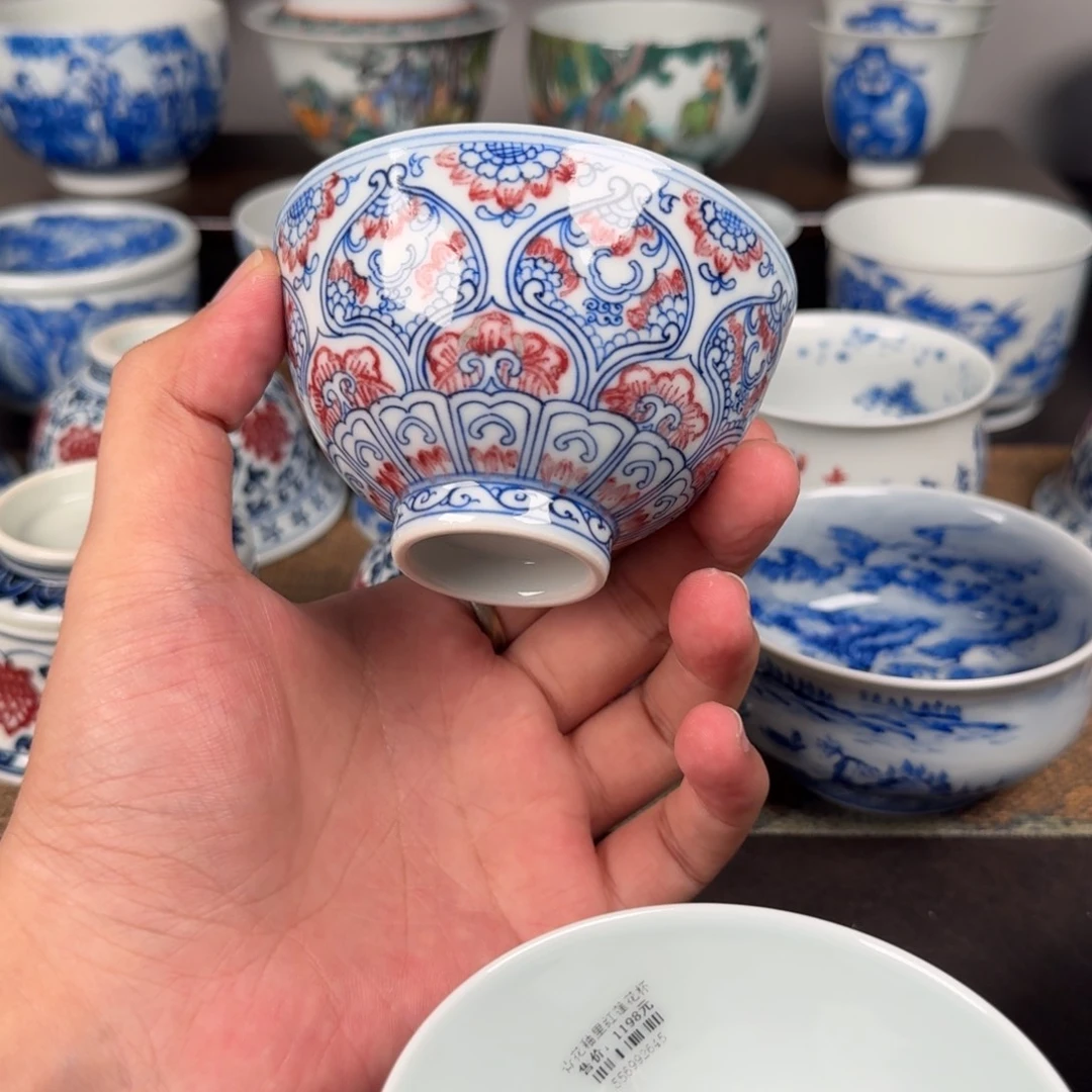 现代手工手绘茶器微瑕福利