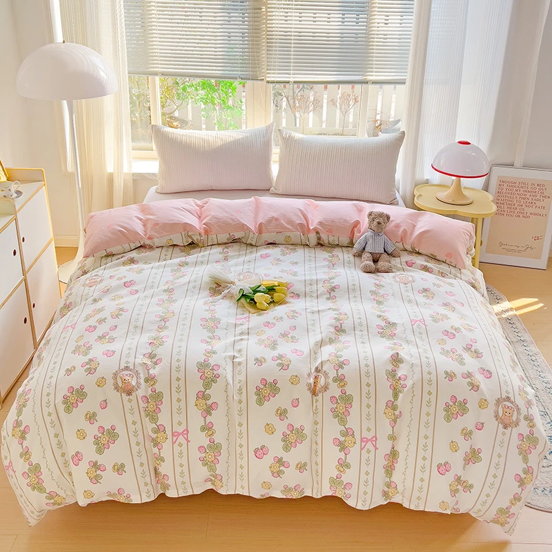 2025新款棉印花被套单件纯棉150x200学生宿舍单人200x230双人被