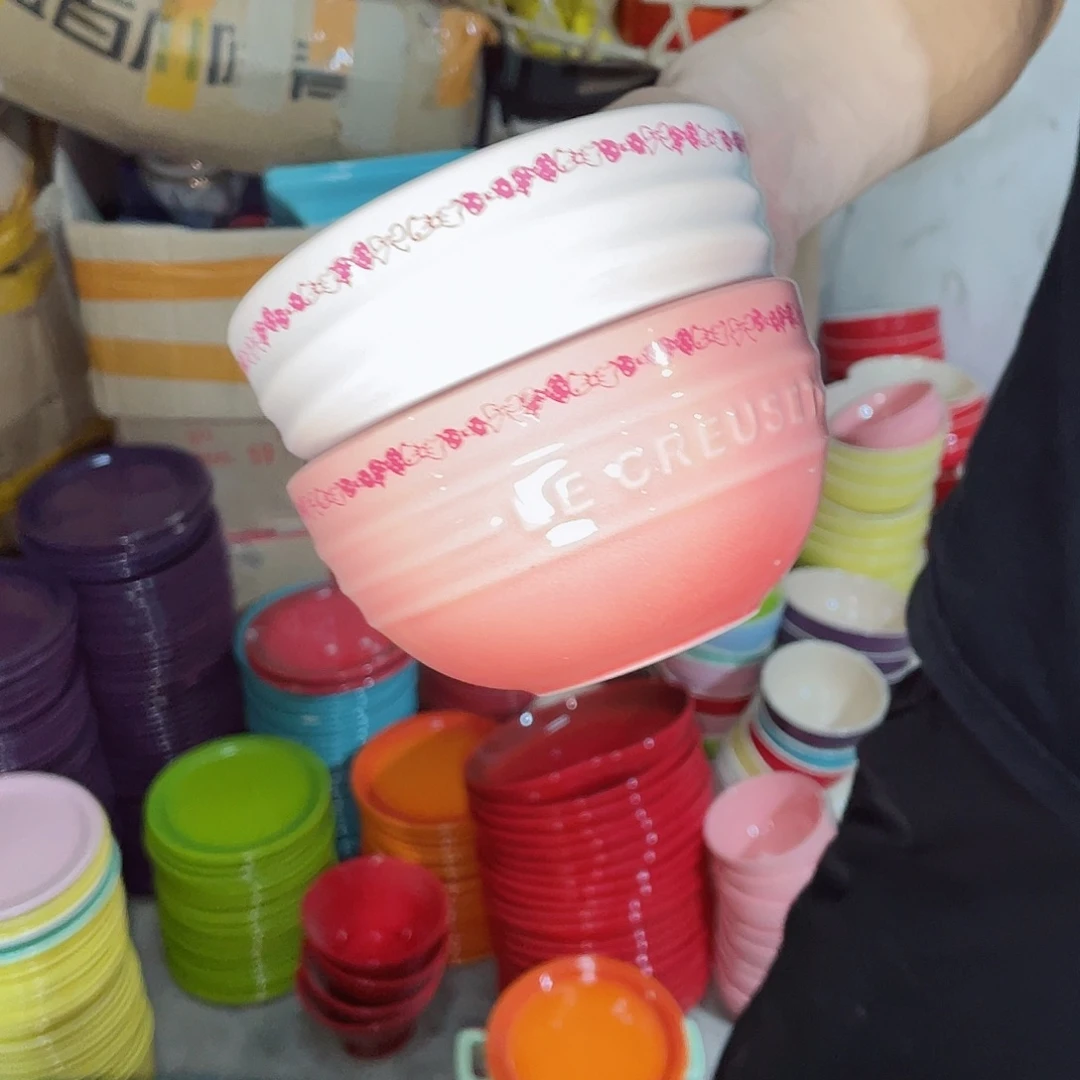 瓷片微瑕陶瓷餐具2个