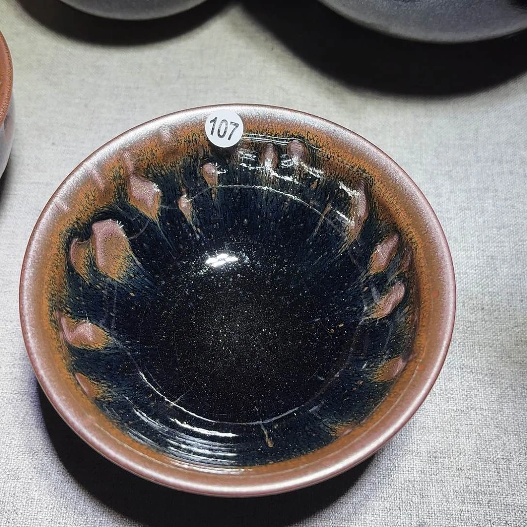 茶盏子衿手工柴烧盏107微瑕