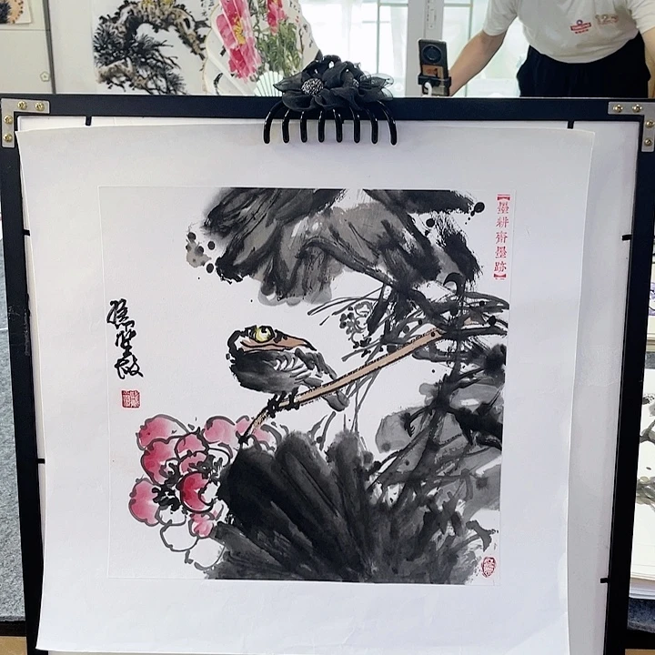 国画张圣敏先生纯手绘作品