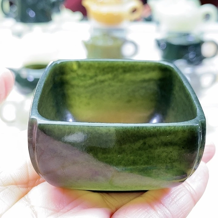 未镶嵌和田玉挂件茶杯80m l