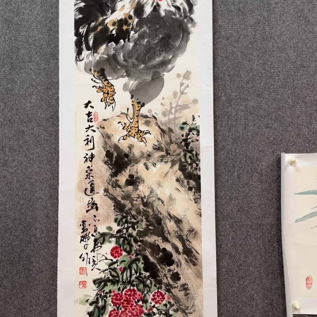 国画娄鹏老师手绘作品