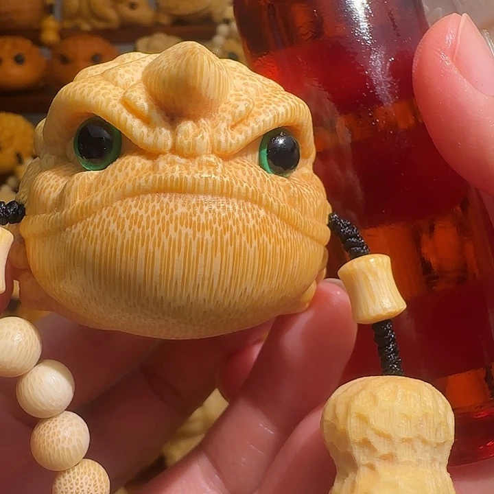 竹精品独角恶霸带配饰，油，刷子