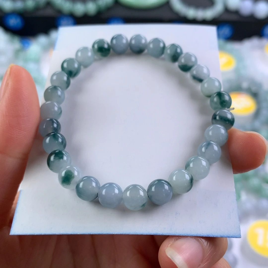 翡翠未镶嵌手链卡7