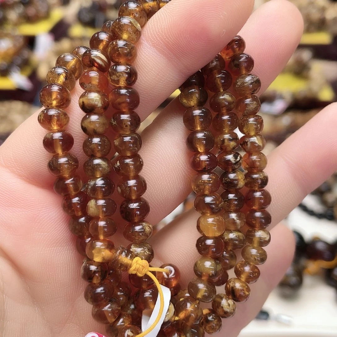 琥珀裸石未镶嵌六11277