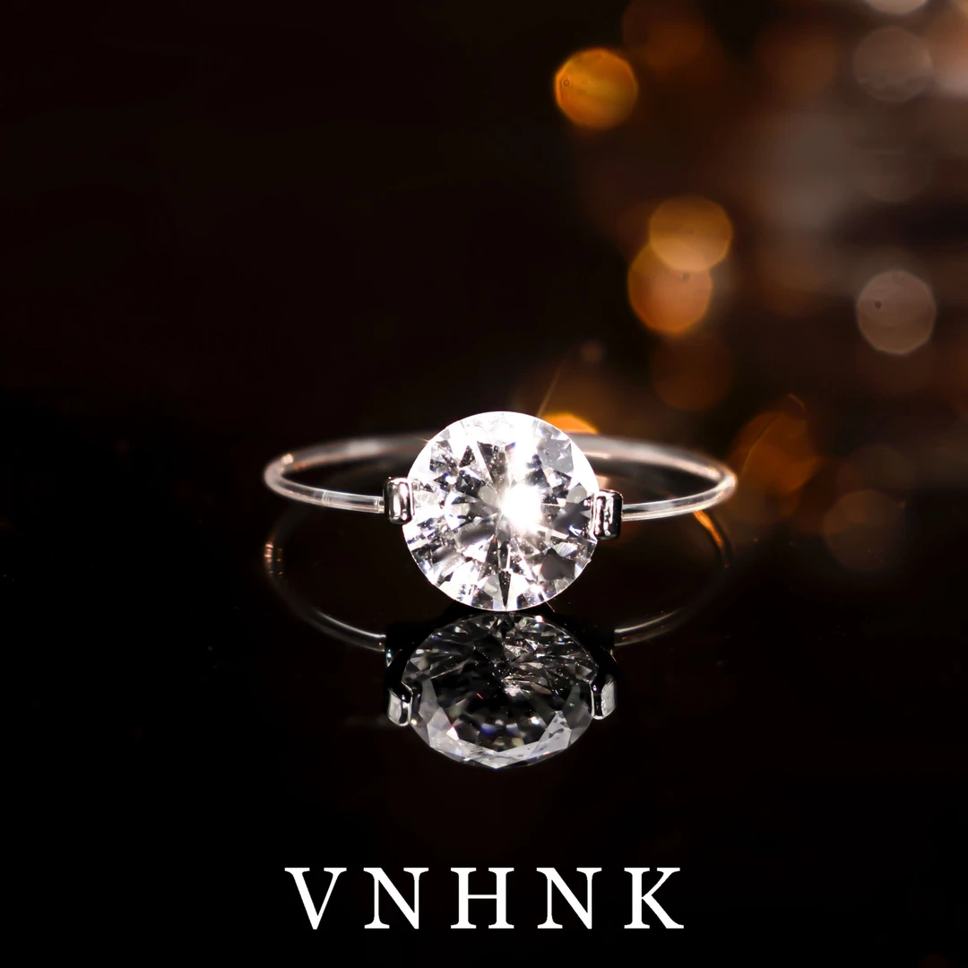 铜合金合成锆石戒指 美可儿   C456  银色(8mm)时尚百搭戒指预售