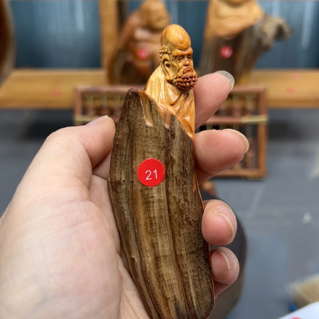 好***。木崖柏木摆件手把件，