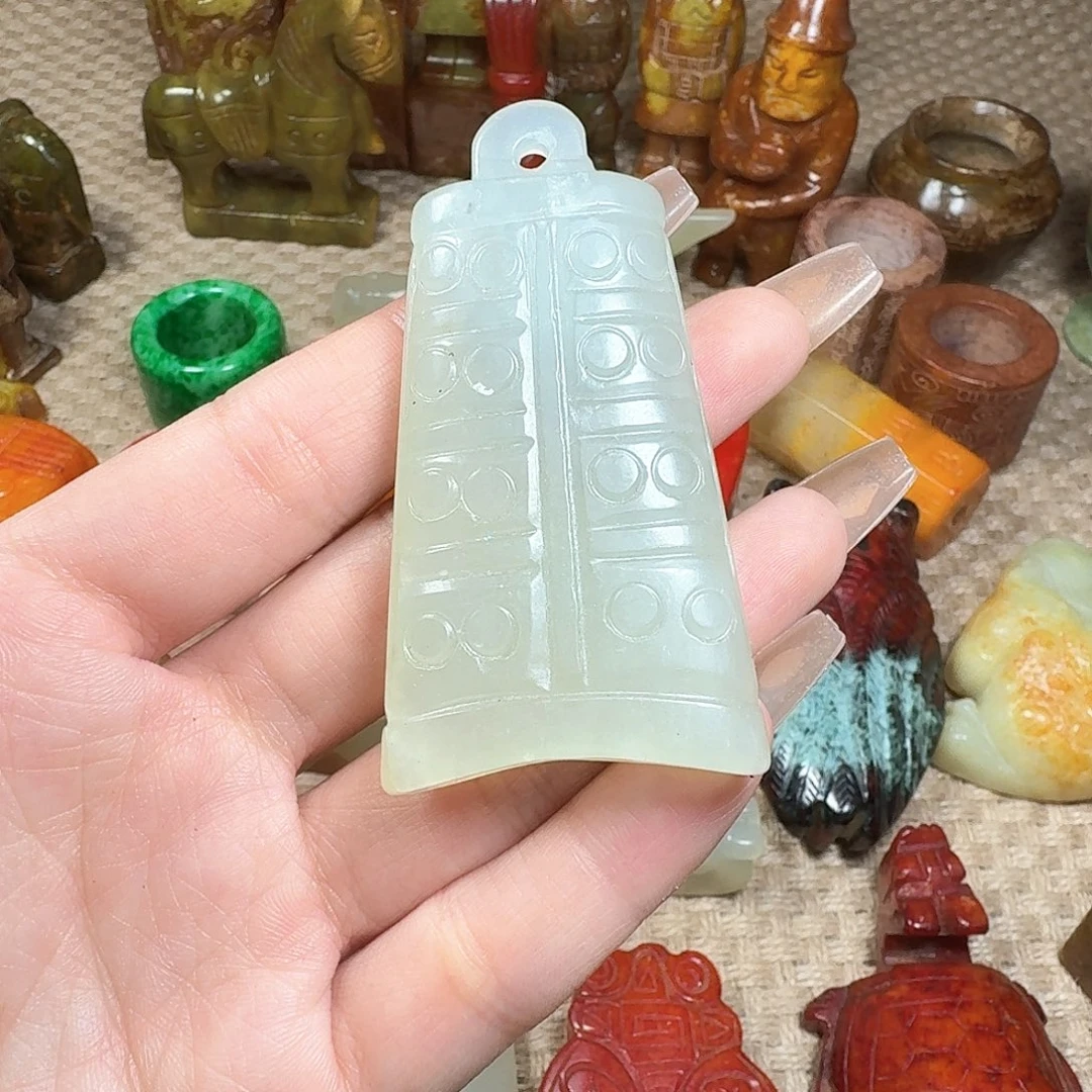 白玉菩提吊坠挂件