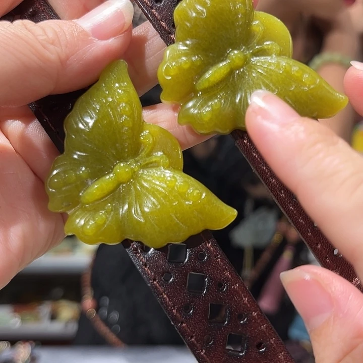 未镶嵌岫玉毛衣链
