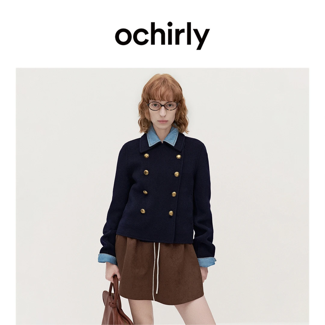 【达人】ochirly澳大利亚100美丽诺羊毛高支双面呢外套秋