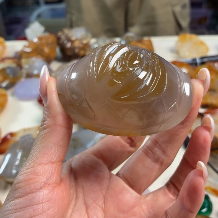 玛瑙/玉髓未镶嵌吊坠(不含链)