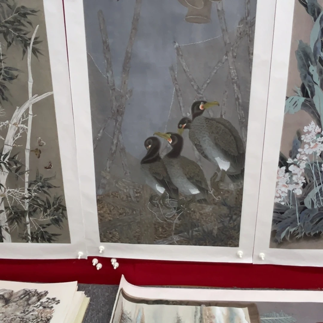 彼***花国画绘画作品多次参加全国美展