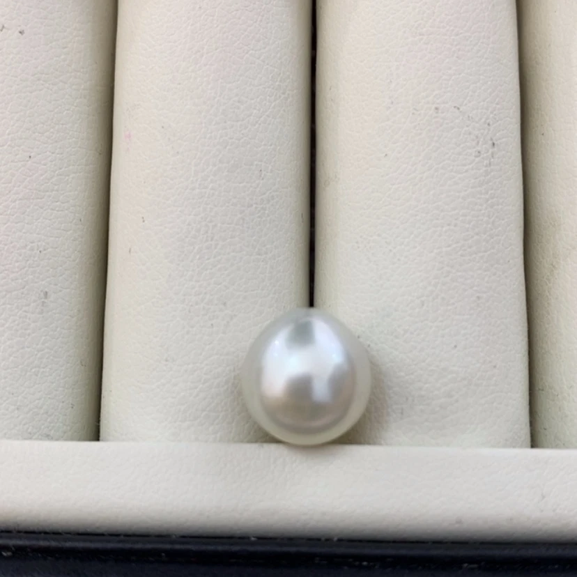 【闪购商品】银S925镶嵌裸海水珍珠向**?