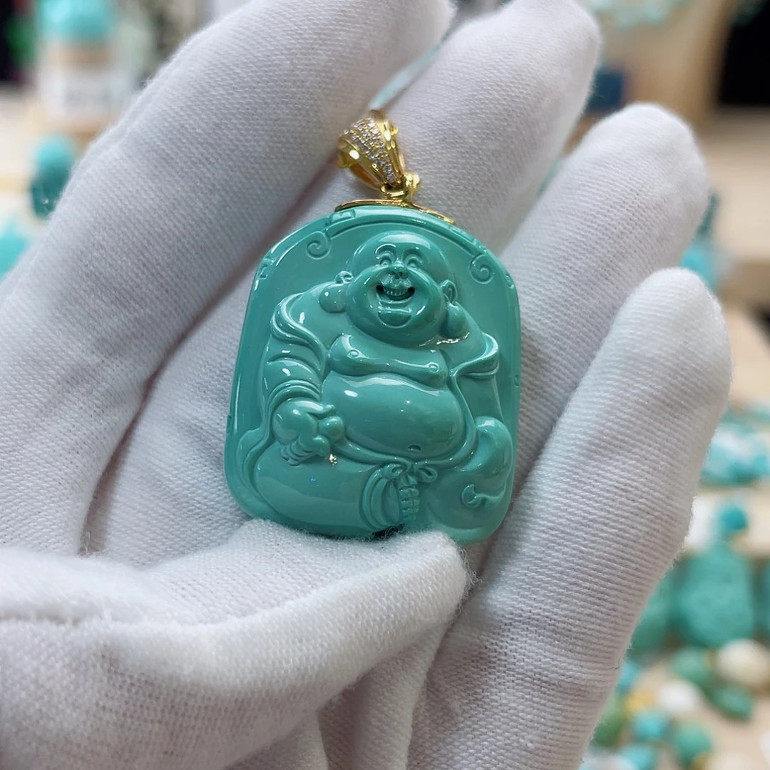 绿松石珠宝奇石未镶嵌