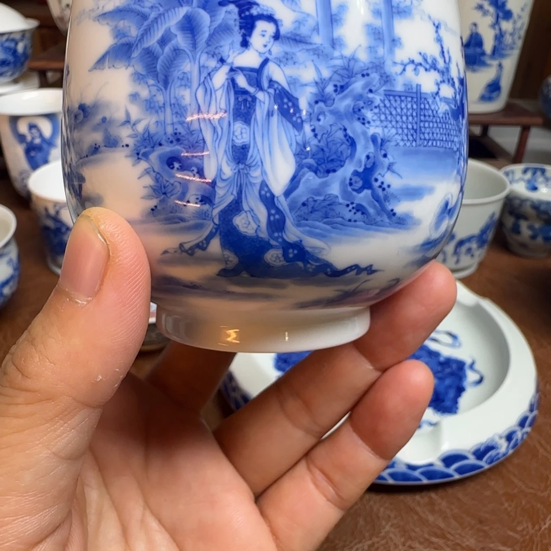 陶摆件今天晚上的月亮很圆