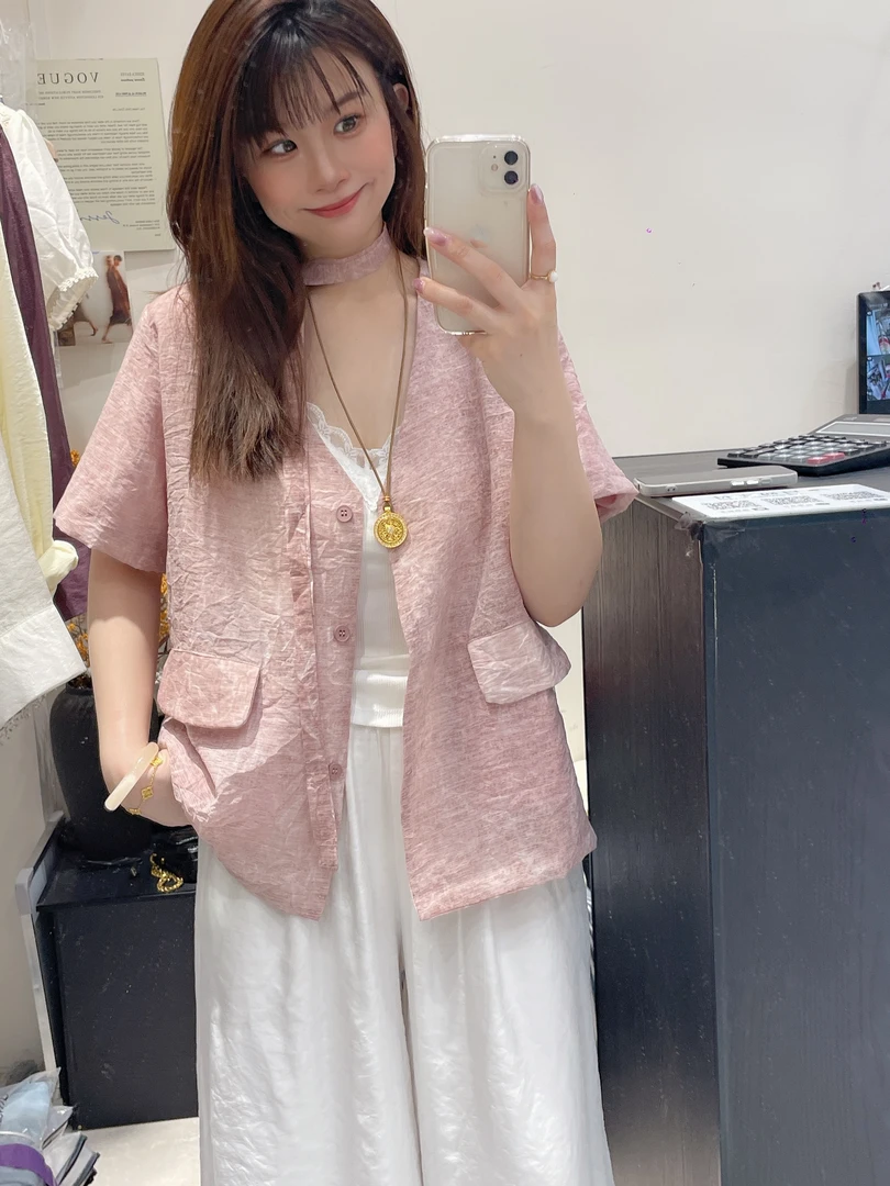 NS「繁花梦境」夏季简约中式风高级设计感气质复古西装外套