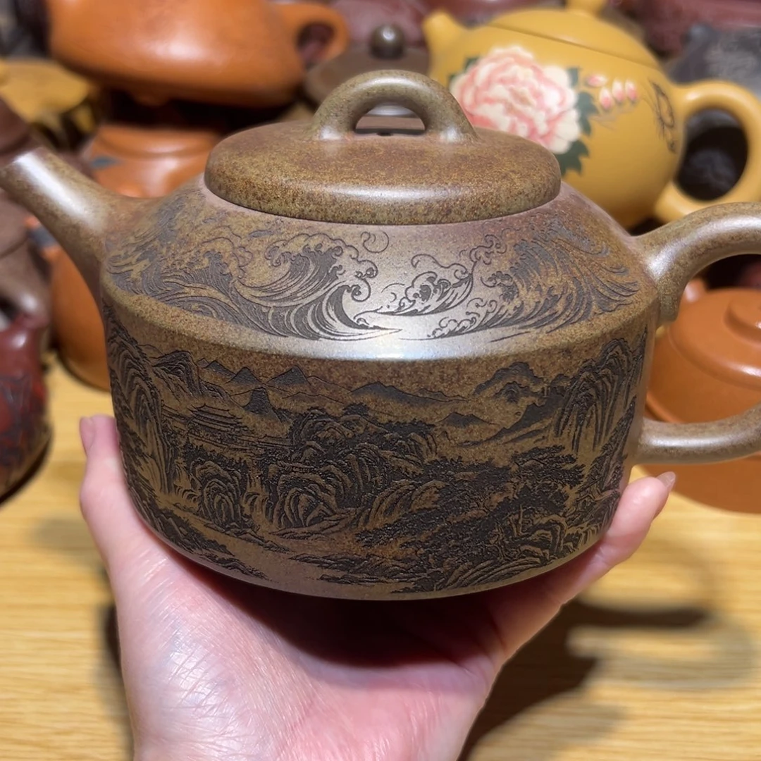茶壶紫砂宜兴紫砂原矿紫砂550