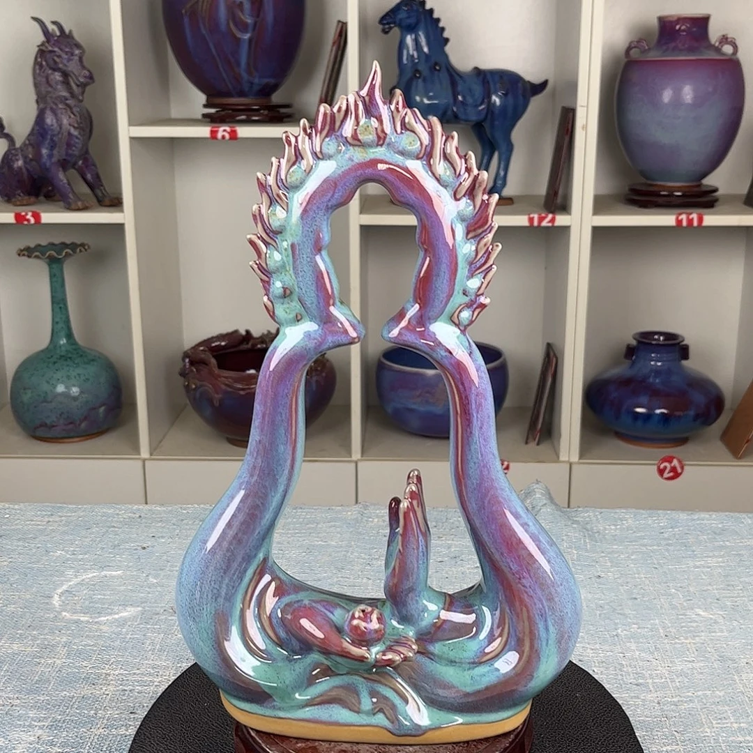 瓷片佛韵莲心珍品收藏