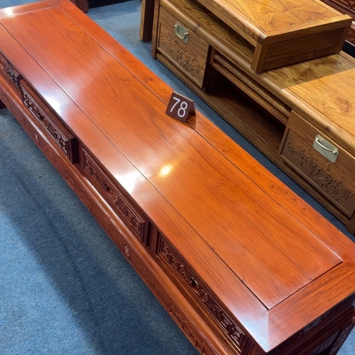 @***度花梨木类柜类家具非洲花梨木电视柜