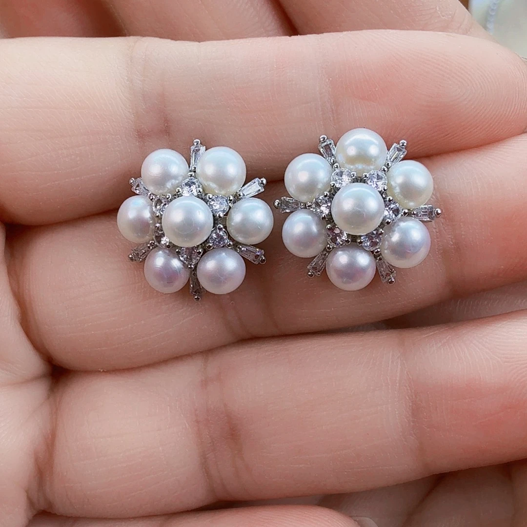 耳饰未镶嵌淡水珍珠