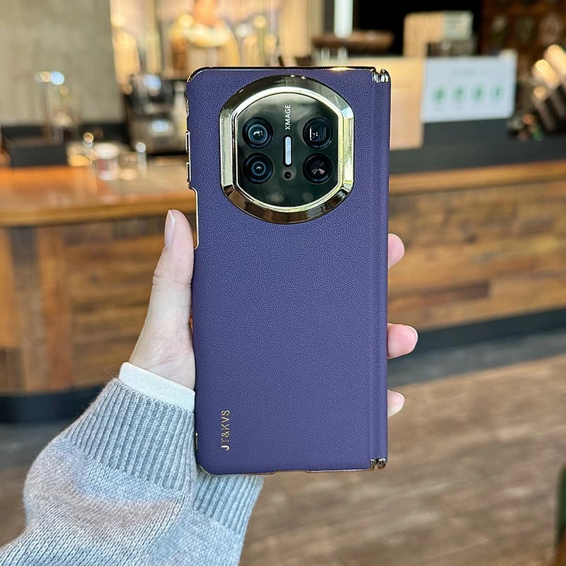 适用华为matex5/matex6手机壳新款双中轴保护电镀秒变X7高档外壳