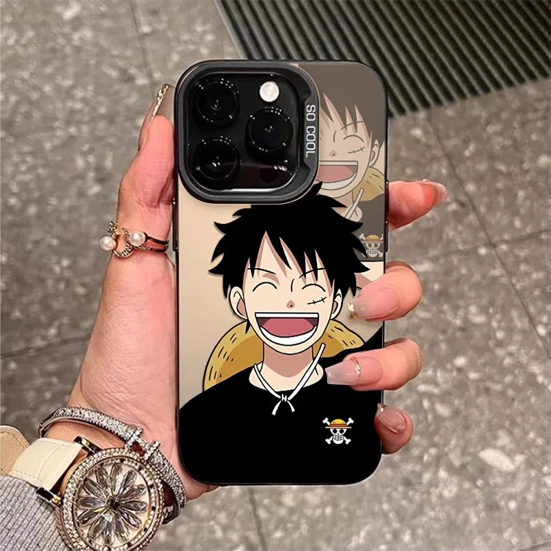 彩银IMD海贼王路飞适用苹果16华为p70小米15vivo荣耀oppo红米