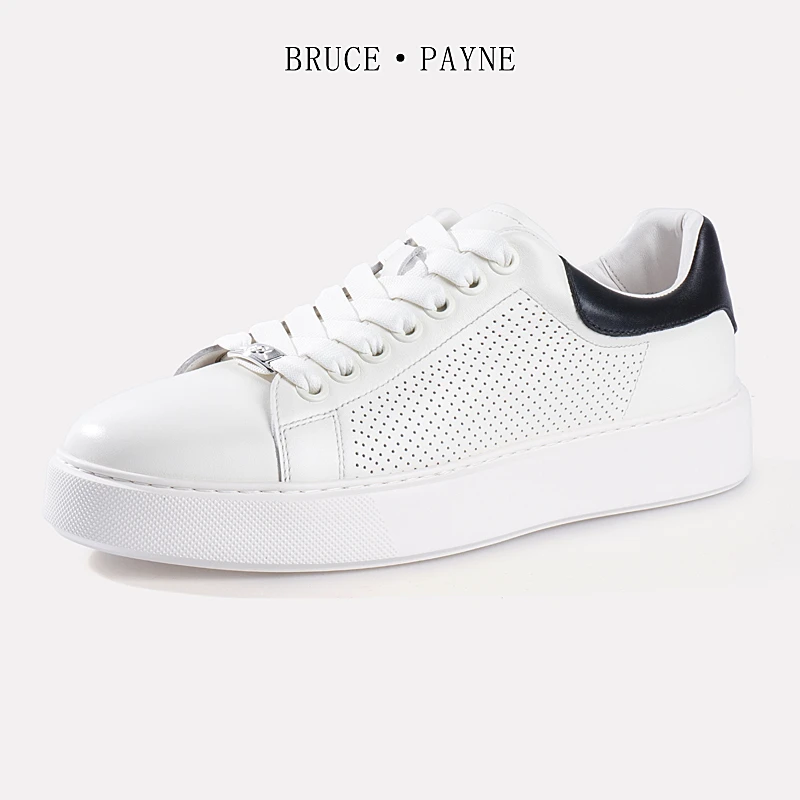 Bruce payne水洗做旧马皮防滑耐磨大底升级版透气孔板鞋