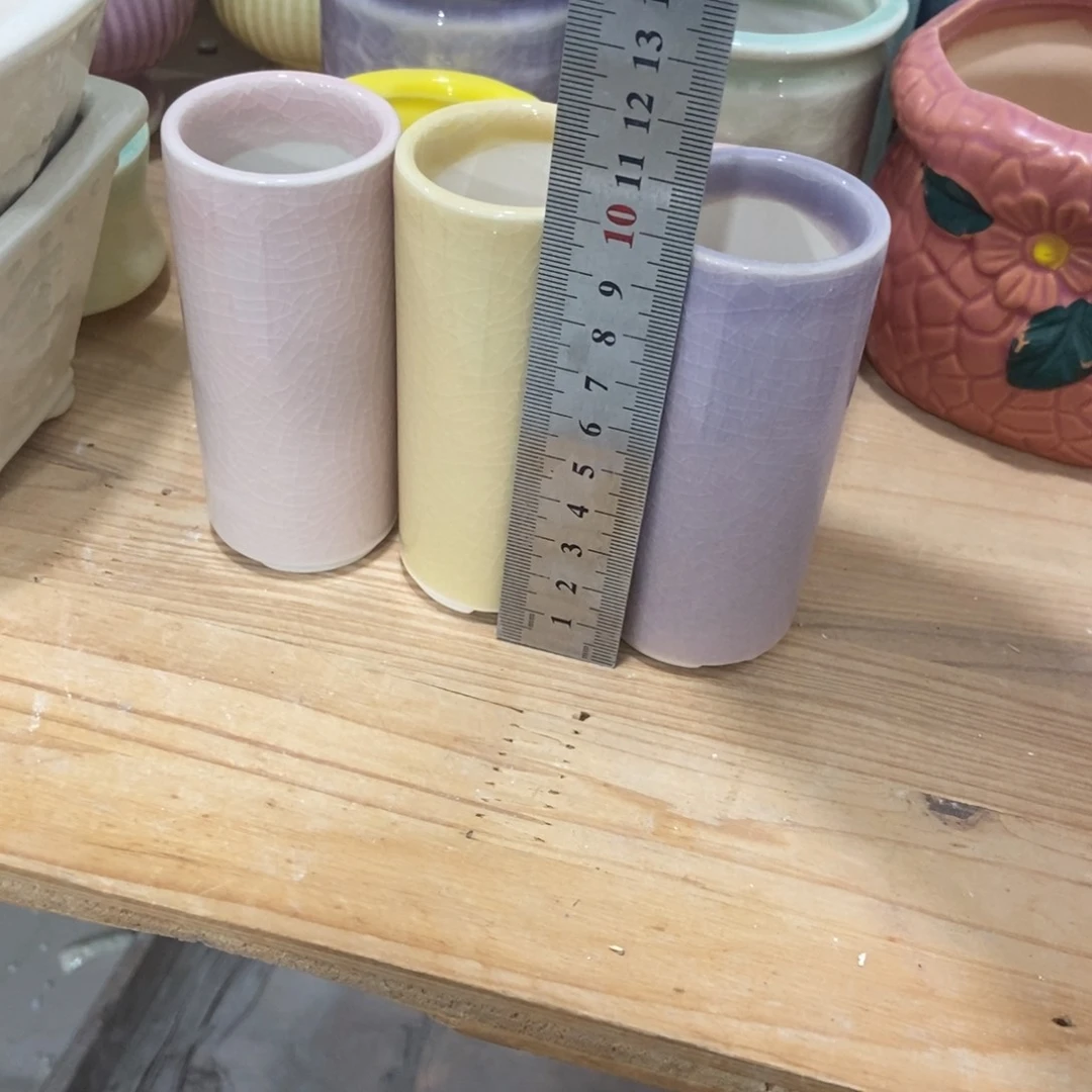 红陶高温陶瓷花盆