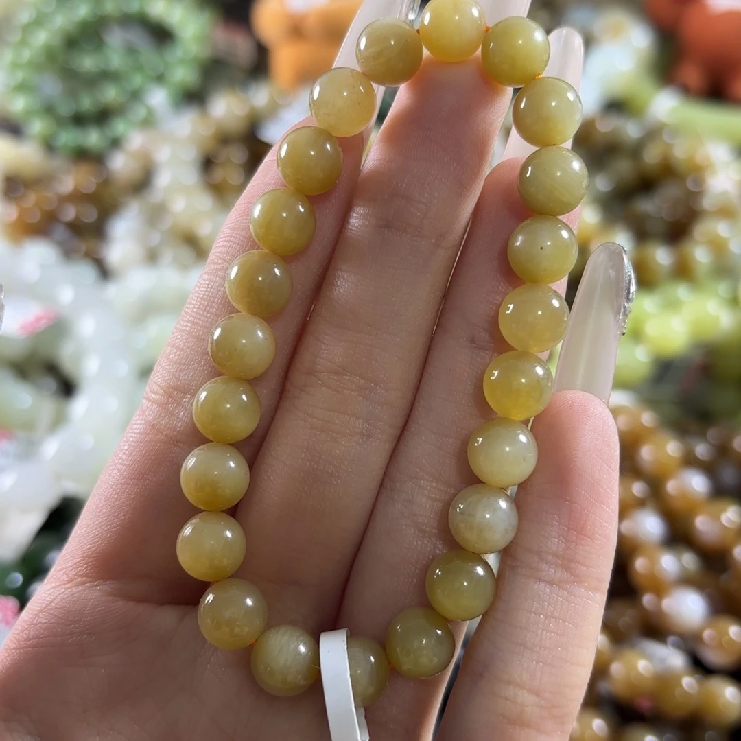 和田玉未镶嵌手链13