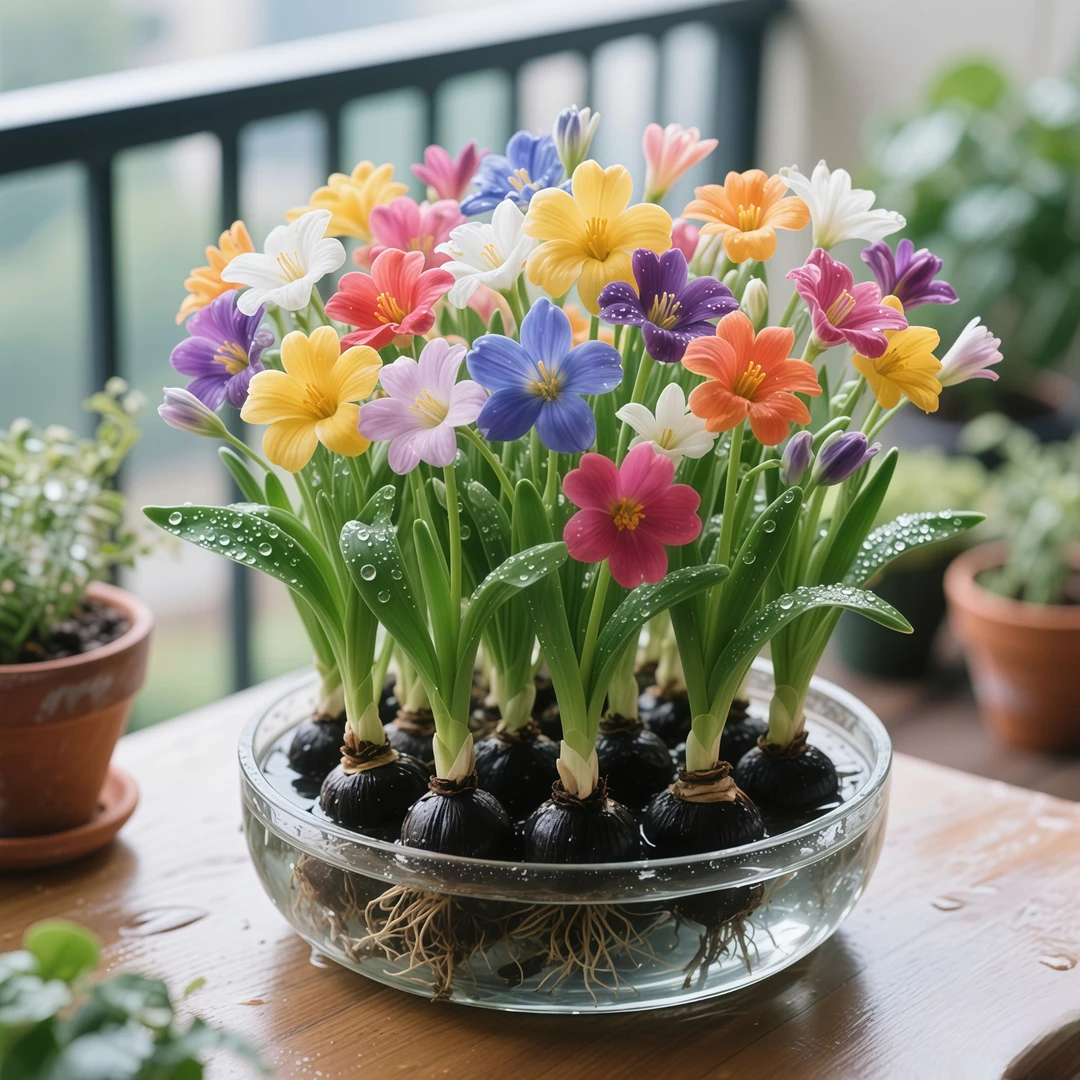 水培香水小苍兰种球室内植物浓香型四季开花卉耐寒热植物南北适种