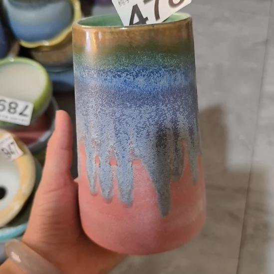 景德镇手工高温陶瓷：内6.5口高16