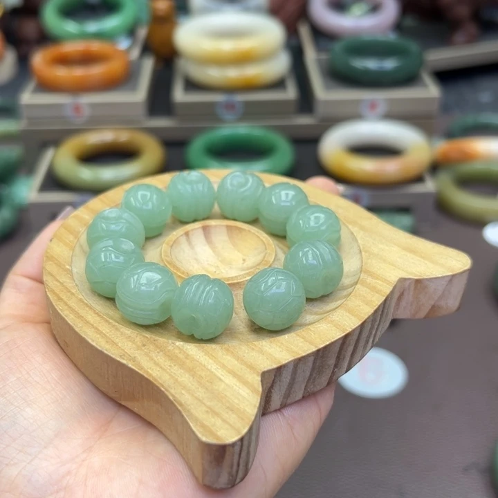 未镶嵌手镯石英岩玉银**y